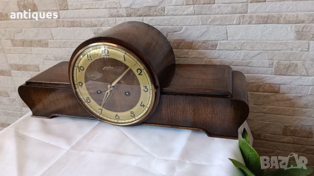Стар каминен часовник - Dugena - Swiss Made - Антика - 1960"г., снимка 4 - Антикварни и старинни предмети - 45942688