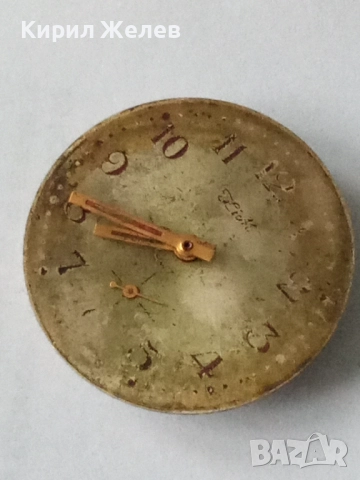 Механизъм с циферблат от стар ръчен часовник 52065, снимка 2 - Мъжки - 52270015