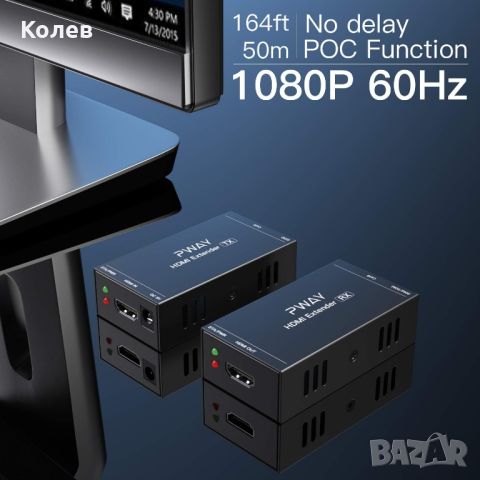HDMI Extender PWAY, снимка 1 - Кабели и адаптери - 46324884