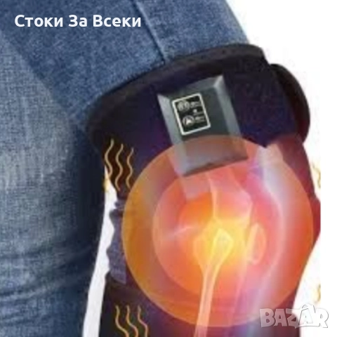 Безжичен масажор за колена с нагряване Rechargeable Massage Knee, снимка 5 - Други - 52302718