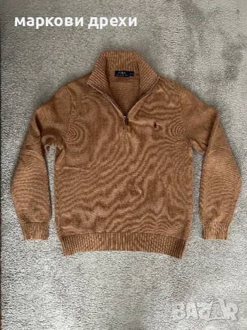 POLO RALPH LAUREN Wool sweater with embroidered logo M, снимка 2 - Пуловери - 49189750