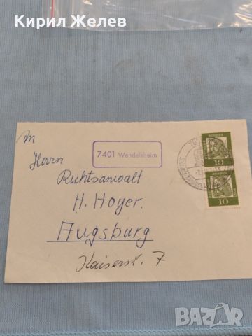 Стар пощенски плик с марки и печати Германия за КОЛЕКЦИЯ ДЕКОРАЦИЯ 26481, снимка 1 - Филателия - 46170286
