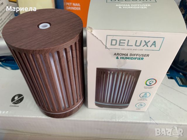 Deluxa Ултразвуков дифузер и овлажнител с хладна мъгла за етерични масла, снимка 8 - Други - 46396982