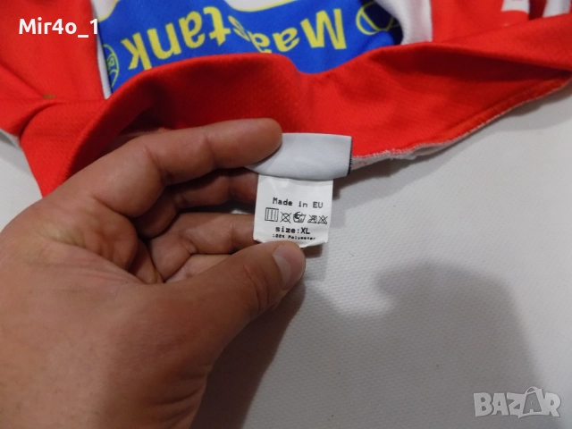 вело горнище wielerkleding джърси екип блуза шосейно колоездене мъжко оригинално XL, снимка 6 - Спортни дрехи, екипи - 48568678