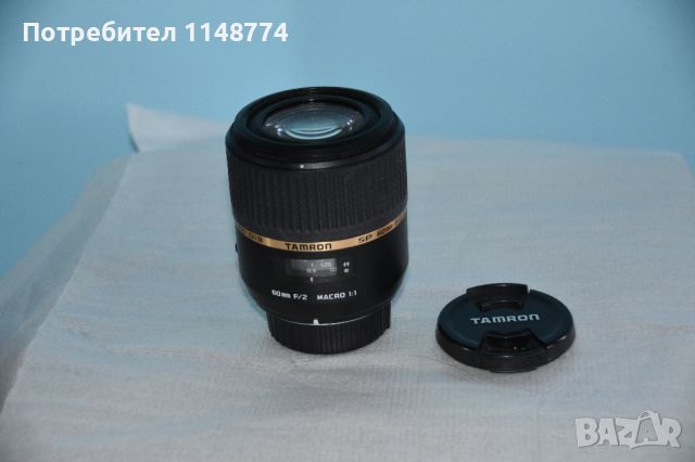 Tamron SP AF 60mm f/2 Di II Macro 1:1 за Nikon, снимка 4 - Обективи и филтри - 46410004