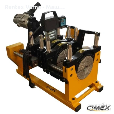 🔧 Машина за челно заваряване на тръби ПОД НАЕМ! За PVC/ПП тръби от 16мм до 450мм!