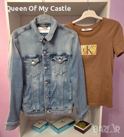 Свежо деним яке Calvin Klein , снимка 2 - Якета - 53486611