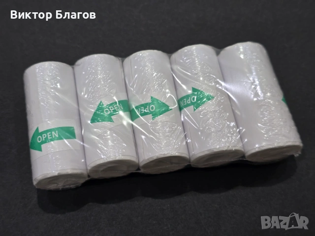 Мини термо принтер за етикети, снимка 7 - Принтери, копири, скенери - 53469332