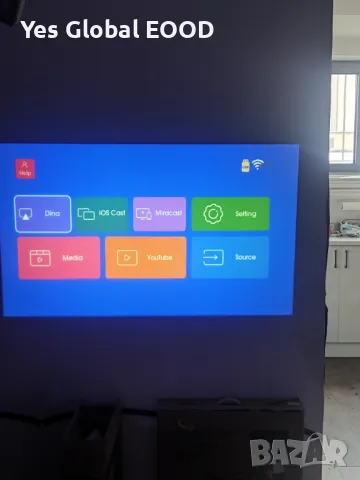 WTONISY 4K Мини Проектор,YouTube 5G WiFi, 1080P, 12000 лукса, Bluetooth, снимка 6 - Плейъри, домашно кино, прожектори - 49298730