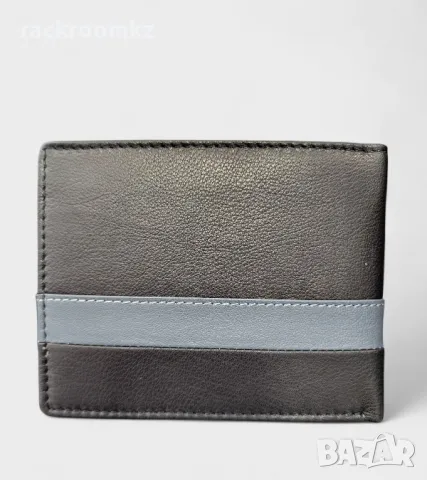 Мъжки луксозен портфейл портмоне от естествена кожа в черен цвят марка Biagiotti, снимка 4 - Портфейли, портмонета - 50316240