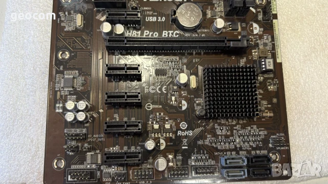 AsRock H81 Pro BTC+G1840+4GB DDR3+FAN (Комплект), снимка 2 - Дънни платки - 50778152