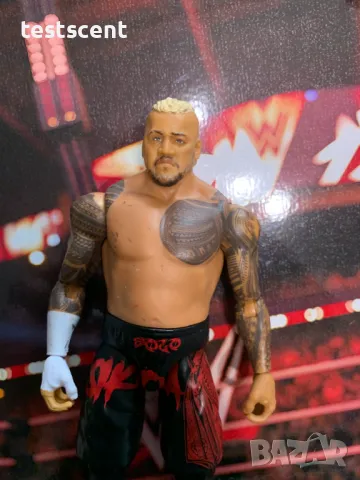 Екшън фигура WWE Solo Sikoa Bloodline Соло Сикоа Basic Mattel играчка figure, снимка 12 - Фигурки - 49511474