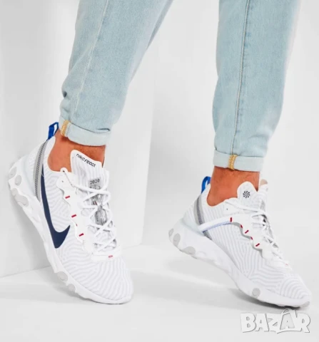 Nike React Element 55 номер 43 оригинални маратонки , снимка 5 - Маратонки - 50633336