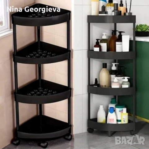 Ъглова въртяща се поставка Corner Storage Rack , снимка 5 - Други стоки за дома - 53871242
