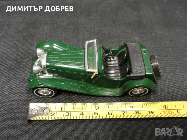 СТАРА РЕТРО МЕТАЛНА КОЛИЧКА JAGUAR SS 100 MATCHBOX MOY ENGLAND, снимка 7 - Колекции - 51651754