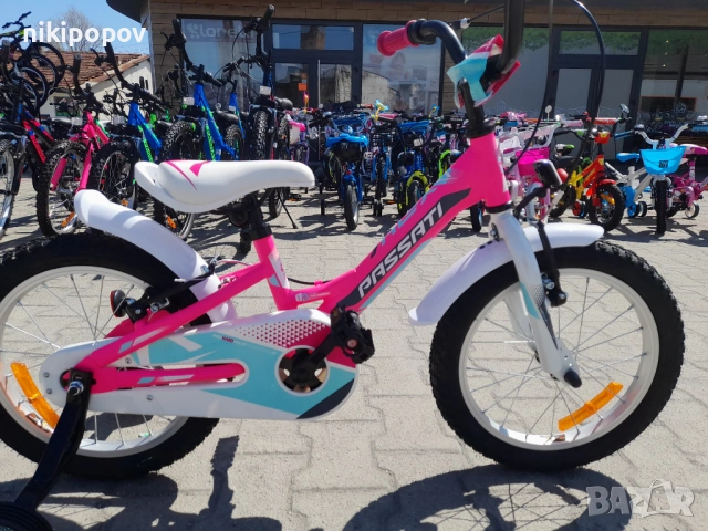 PASSATI Велосипед 16" ALEX розов, снимка 2 - Велосипеди - 53759471
