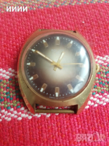 Позлатен мъжки часовник Полет 