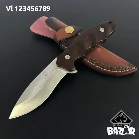 Бутиков ловен нож PUMA TEC 338410, стомана 420 ,100х218 мм, снимка 2 - Ножове - 52777289