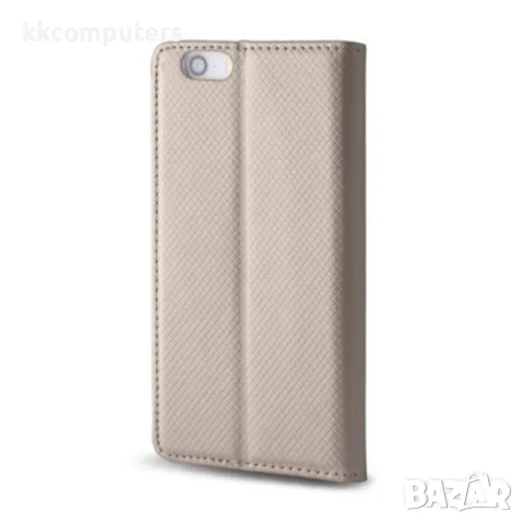 Калъф тефтер флип bSmart Magnet Book страничен, За Xiaomi Redmi Note 14 Pro 4G, Златист, снимка 2 - Калъфи, кейсове - 50349271