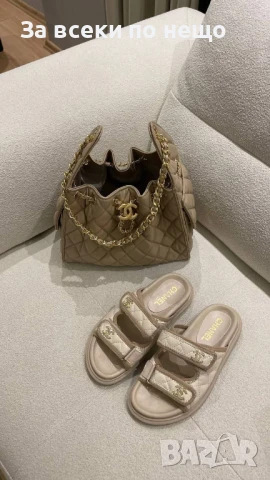 Chanel Дамски Чехли Шанел - Налични Различни Цветове Код E711, снимка 11 - Чехли - 51242465