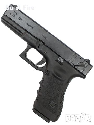 Airsoft пистолет WE Glock 18C Автоматичен (6мм.), снимка 2 - Въздушно оръжие - 46688781