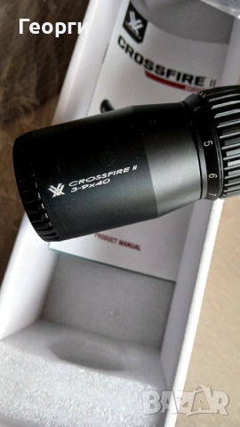 Продавам оптика  Vortex Crossfire  3-9x40  , снимка 7 - Оборудване и аксесоари за оръжия - 53900066