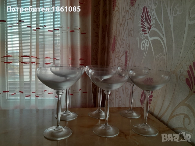 Елегантни чаши за десерт или коктейл, снимка 7 - Чаши - 52026570