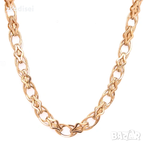 Златно колие 11,50гр. 45,0см. 14кр. проба:585 модел:37412-5, снимка 2 - Колиета, медальони, синджири - 54074260