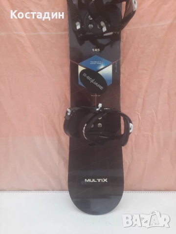 Сноуборд  B-square multix 145см.   с автомати , снимка 3 - Зимни спортове - 52461668