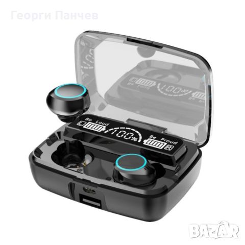 Безжични bluetooth слушалки с LED цифров дисплей, снимка 1 - Bluetooth слушалки - 45948789