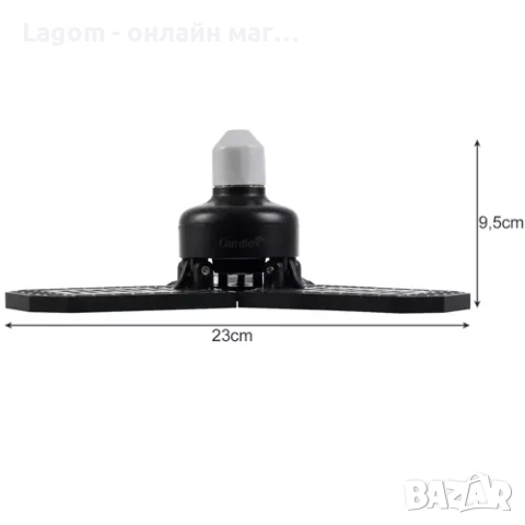 LED лампа за растеж на растения и цветя, 8W, 108 светодиода, пълен спектър, за стайни растения, снимка 8 - Други - 52550089