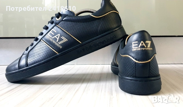 Emporio Armani EA7 Sneakers Mens Size 43/27.7см ОРИГИНАЛ! Мъжки Спортно - елегантни!, снимка 10 - Кецове - 53469126