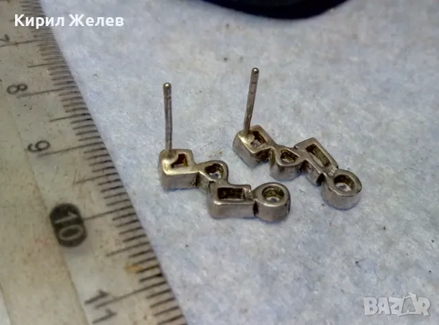 ФЕШЪН АРТ СКЪПОЦЕННИ ОБЕЦИ от БЛАГОРОДНА СТОМАНА с БЯЛА ПОЗЛАТА и ФАСЕТИРАН ПЛАНИНСКИ КРИСТАЛ 48647, снимка 12 - Обеци - 49704525