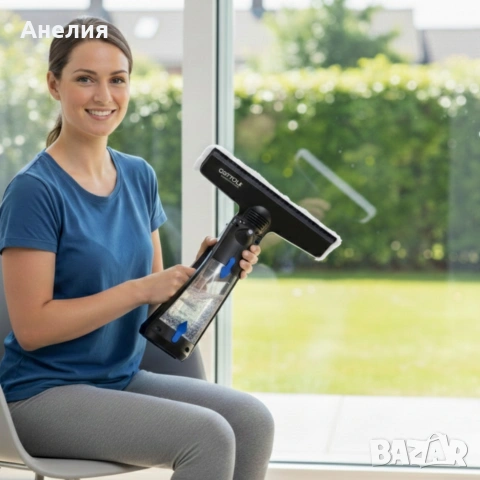 Прахосмукачка за прозорци OSSTOOLS 3 в 1 – Безжично почистване без капки и мокри следи, снимка 5 - Прахосмукачки - 53774551