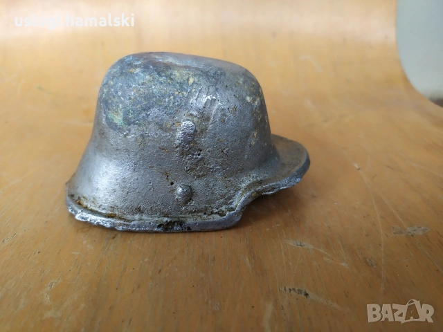 Ретро фигура/отливка/ немска каска