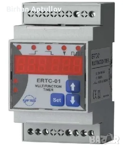 ENTES ERTC-01 Мултифунционално реле/таймер за време, снимка 1 - Друга електроника - 48760746