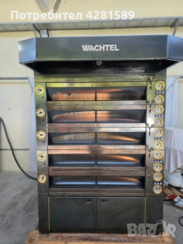 Немска подова пещ-фурна Wachtel с втасвател и шапка- пароуловител, снимка 12 - Други машини и части - 53654538