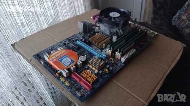 Дънна платка Gigabyte GA-945P-S3 Socket 775 CPU+FAN+RAM, снимка 5 - Дънни платки - 53863538