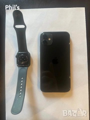 IPhone 11 & WATCH S7, снимка 2 - Apple iPhone - 42388503
