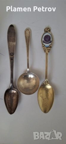Сребърни рогатки и Сребърни лъжички , снимка 6 - Колекции - 28403331