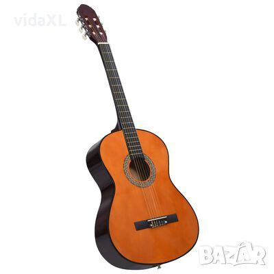 vidaXL Класическа китара за начинаещи, 4/4, 39", липово дърво(SKU:70112, снимка 1 - Китари - 46333715