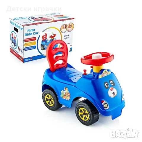 Кракомобил Панда кола за избутване с клаксон, снимка 9 - Други - 49757553