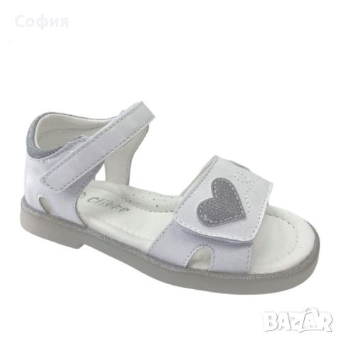 Детски нежни сандали за момиче Clibee с брокатено сърце, снимка 2 - Детски сандали и чехли - 45890330