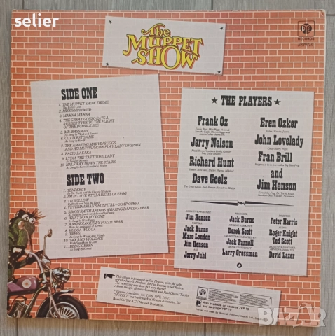 The Muppets – The Muppet Show Издание 🇬🇧 UK 1977г-GATEFOLD  Състояние на винила:VG+  Състояние на , снимка 2 - Грамофонни плочи - 52824176