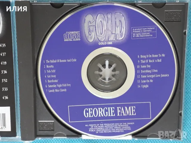 Georgie Fame – 1993 - Gold(Gold – GOLD 068)(Pop), снимка 3 - CD дискове - 47245891