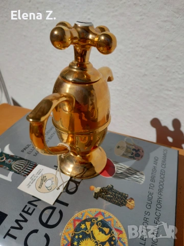 Керамичен чайник ретро кранче за вода Swineside, снимка 7 - Декорация за дома - 53845027