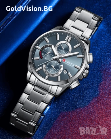 Мъжки часовник – CURREN 8475 + ПОДАРЪК, снимка 3 - Мъжки - 53206629