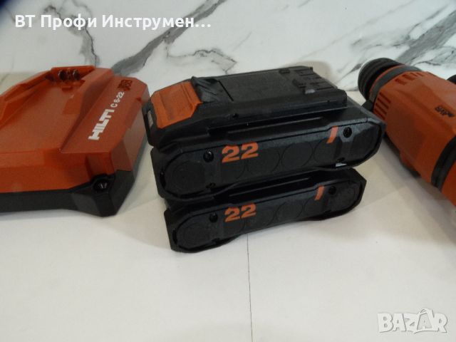 Hilti TE 4 - 22 / 2 x 4.0 Ah / Nuron - Компактен перфоратор D дръжка, снимка 9 - Други инструменти - 45775518