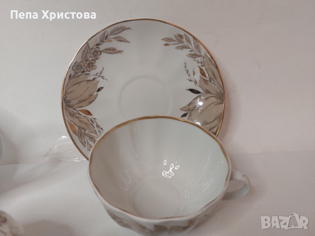Сервиз за чай от руски порцелан, снимка 9 - Сервизи - 45031133