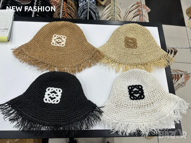 Дамски Памучни Шапки ✨LOEWE, снимка 2 - Шапки - 50802386